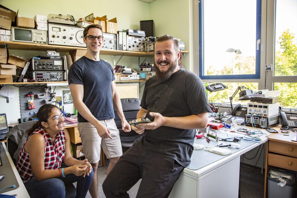 Team bei der Zusammenarbeit